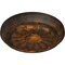 Ekena Millwork Olivia Ceiling Medallion (Fits Canopies up to 2 1/8"), Hand-Painted Rust, 7 7/8"OD x 1 1/8"P CM07OLRUS - alternate 3